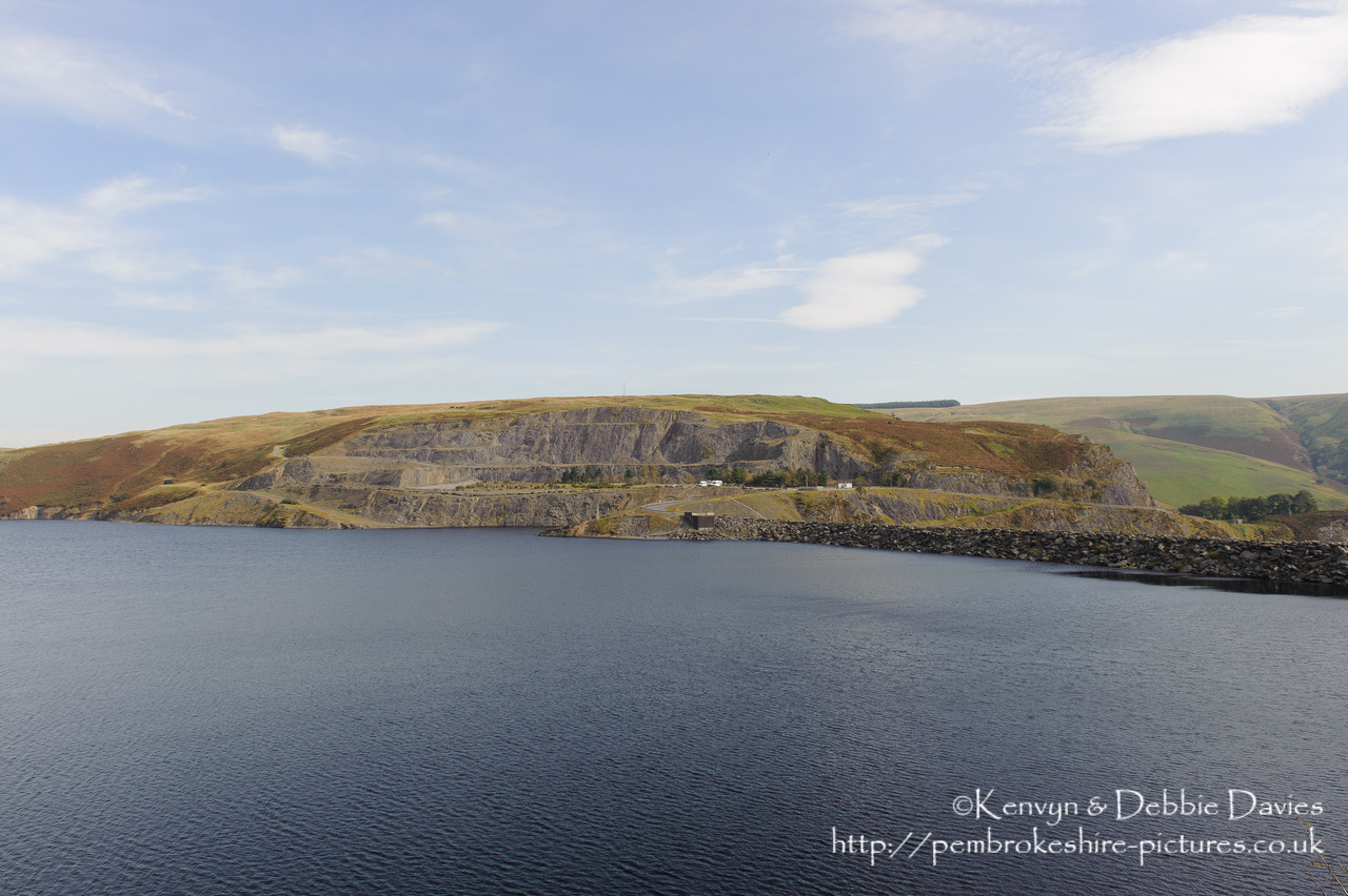 Llyn Brianne is an artificial resevoir which was completed in the early 70s by the Wimpey Construction to regulate the flow in the River Tywi.